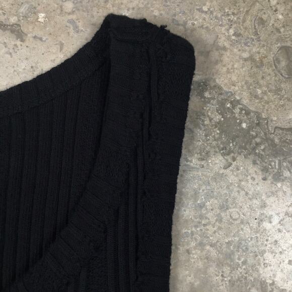 Anthropologie Robin Ribbed Black Racerback Tank Top Womens Small Sleeveless - Picture 6 of 16